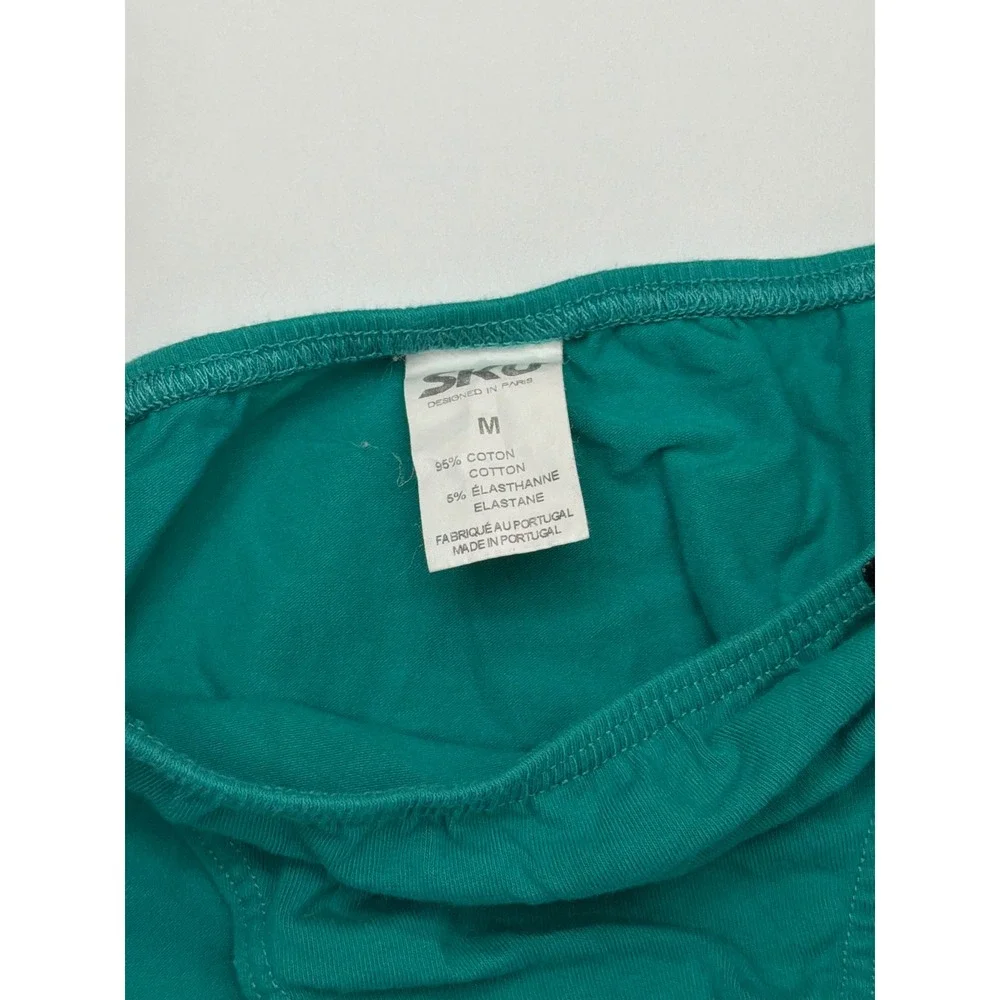 SKU‎ Mens Teal Green Cotton Stretch Briefs Underwear Size M